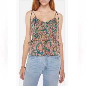 NWT MOTHER The Roam Free Floral Camisole Size XS